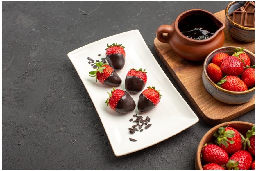 Chocolate Covered Strawberries with Chile Salt (1 of 7)